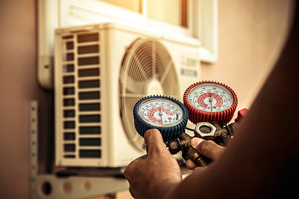 Professional Hvac technician working in North Scituate, MA
